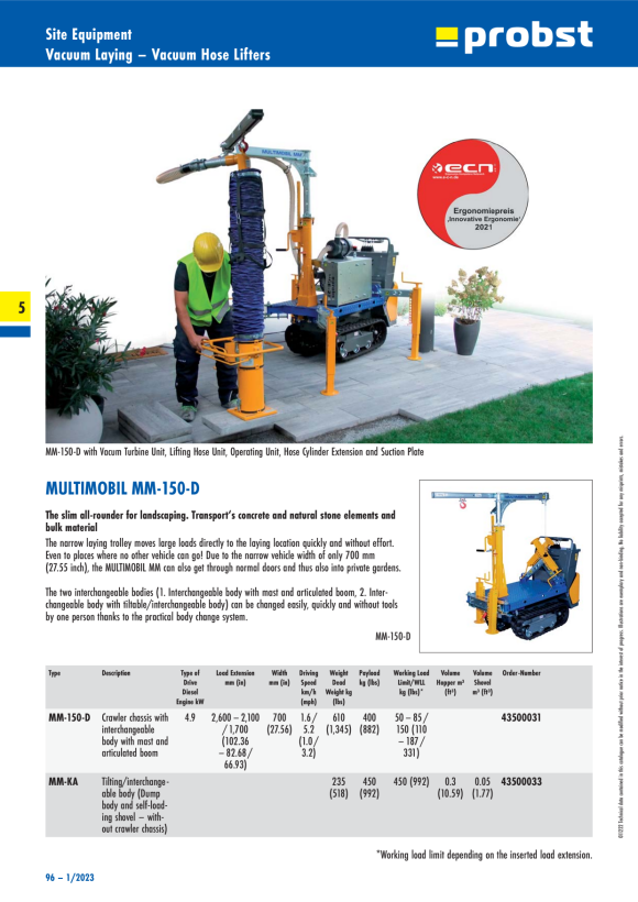 Probst  Cable pull attachment kit 230 V 50 Hz for hanging in standard trolleys 43500036