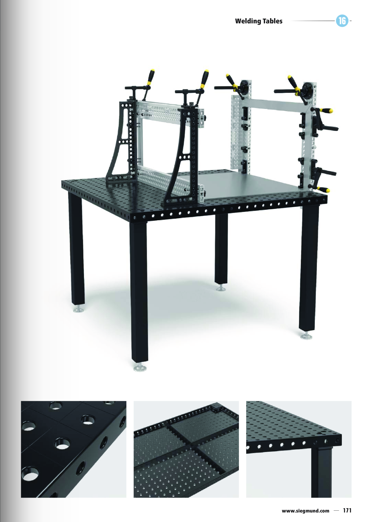 SIEGMUND Main catalogue Welding and clamping table systems Vices Table