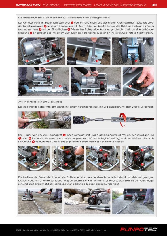 RUNPOTEC  Seilführungsbacken Set Ø55mm und Ø110mm 20683