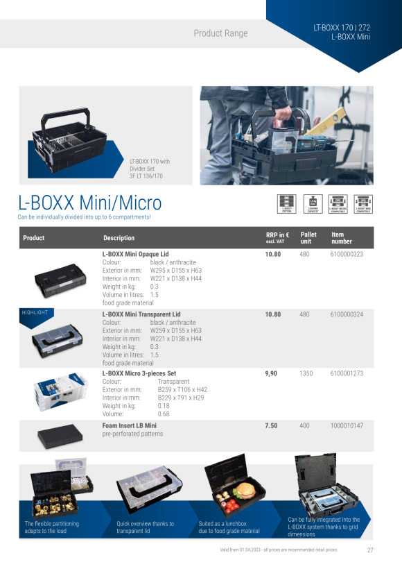BS Systems Rasterschaum LB Mini BSS 1000010147