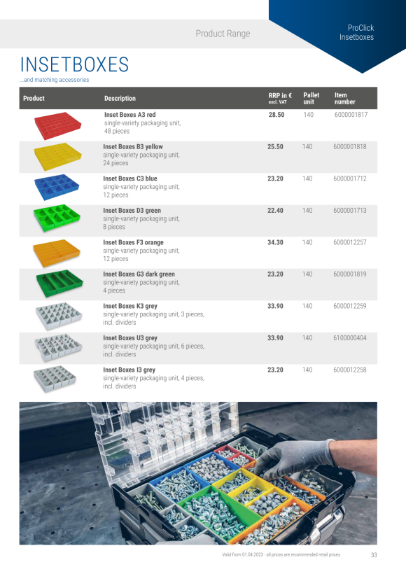 BS Systems Insetbox A3 rot BSS 6000001817