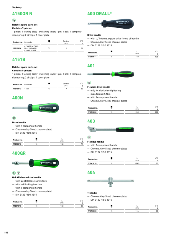 STAHLWILLE 4151 Repuestos Para Carraca 19010012