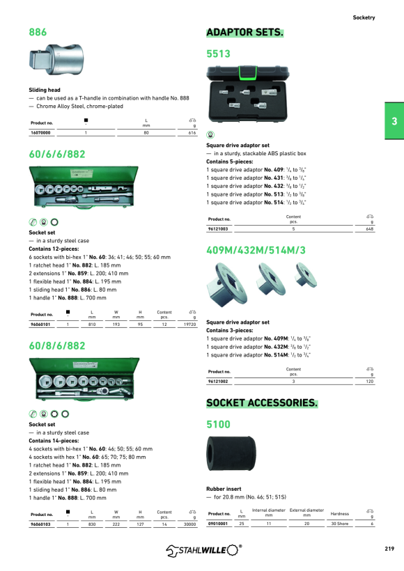STAHLWILLE 8820 Repuestos Para Carraca 19070000