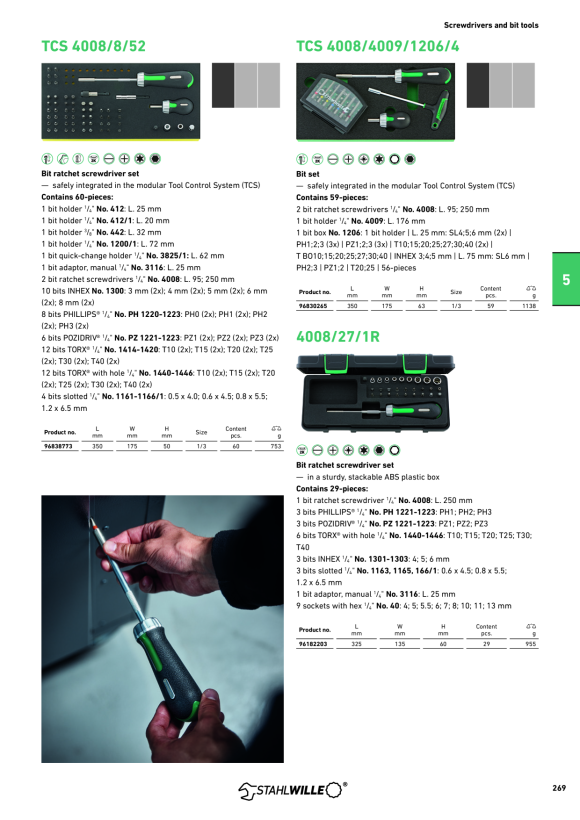 STAHLWILLE BIT-SET 96080156