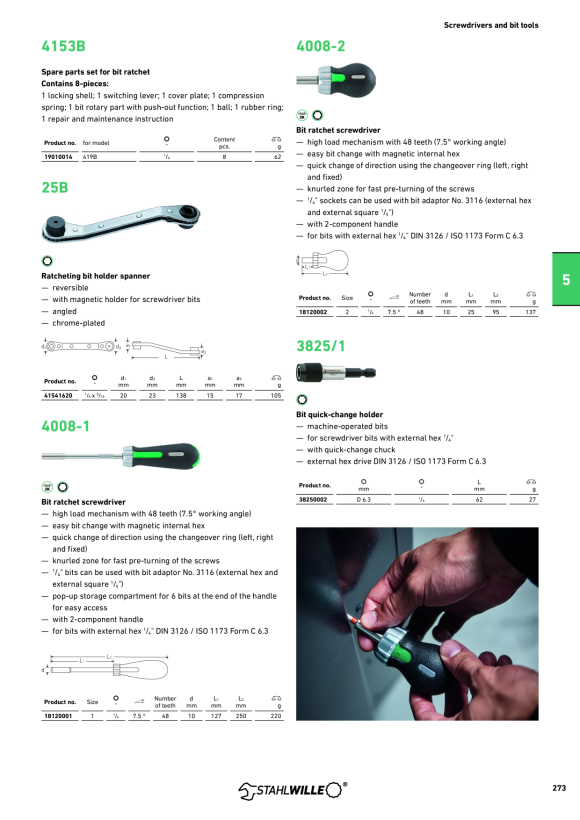 STAHLWILLE 4150B Repuestos Para Carraca 19010011
