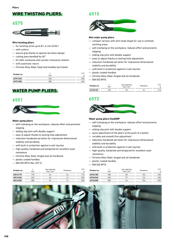 STAHLWILLE 188/3 Wasserpumpenzangensatz 3tlg. 87188021