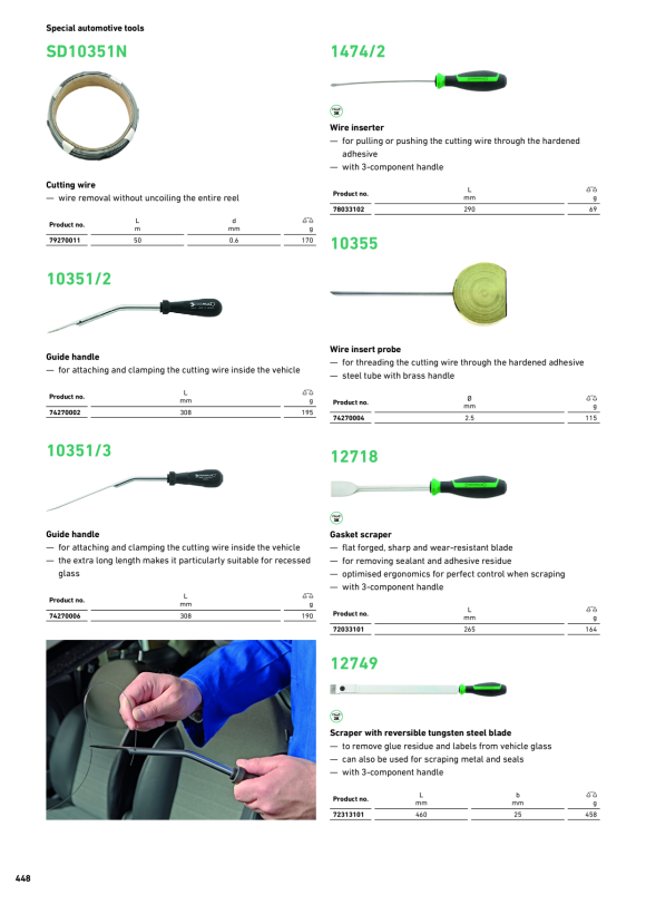 STAHLWILLE 12749R Spare Blade For Scraper 12749 79310001