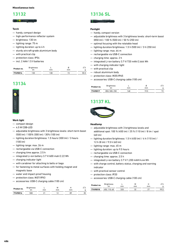 STAHLWILLE 13132 Stableuchte 130 Lumen 77490014