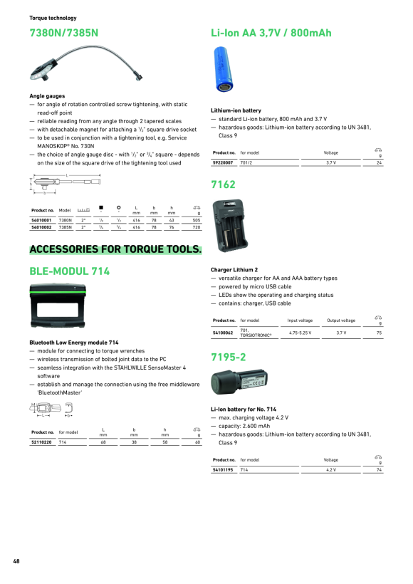 STAHLWILLE Bluetooth Low Energy-Modul 714 Bluetoothmodul fuer 714 52110220