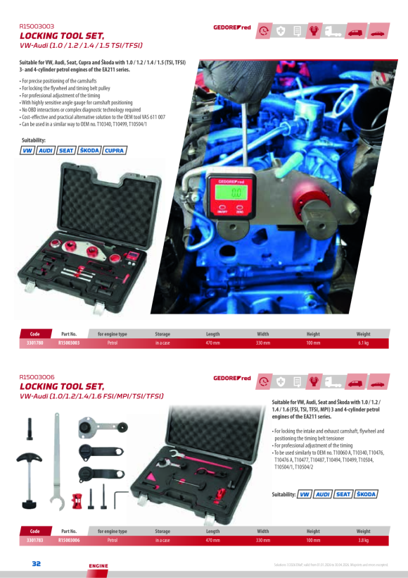 Gedore KLANN Arretierwerkzeug Ford R15002100