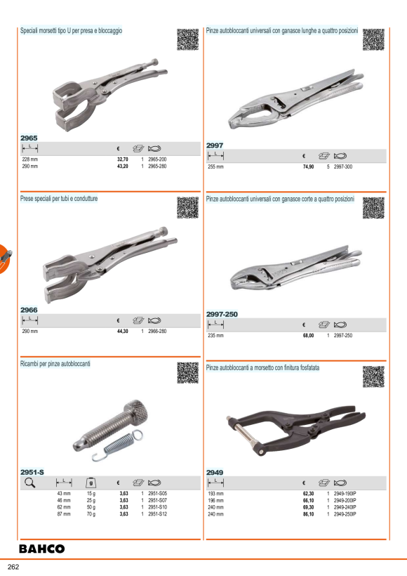 BAHCO Vite per 2949 2949-F