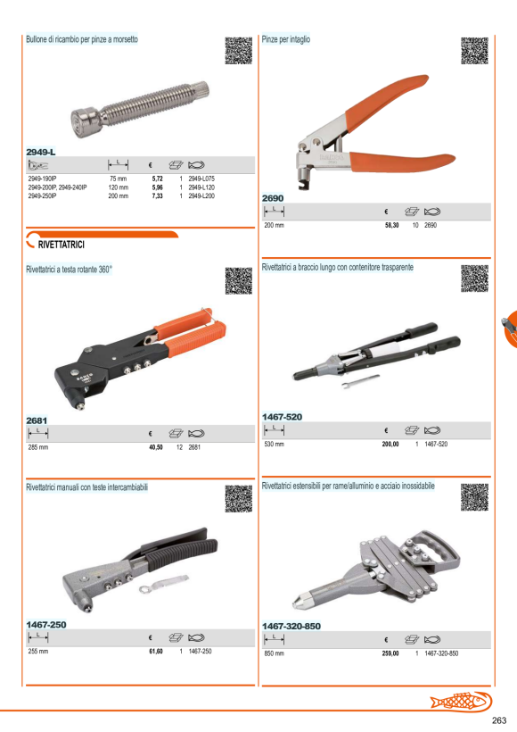 BAHCO Vite per 2949 2949-F