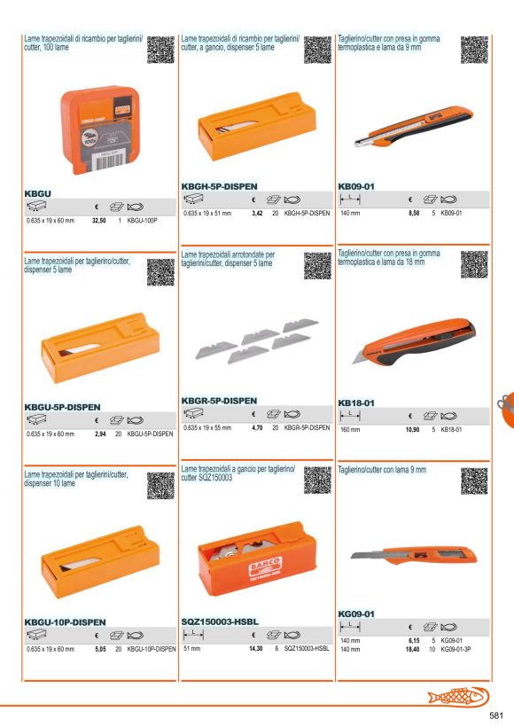BAHCO Visualizzazione del set di bit 59S-60T/31-DISP