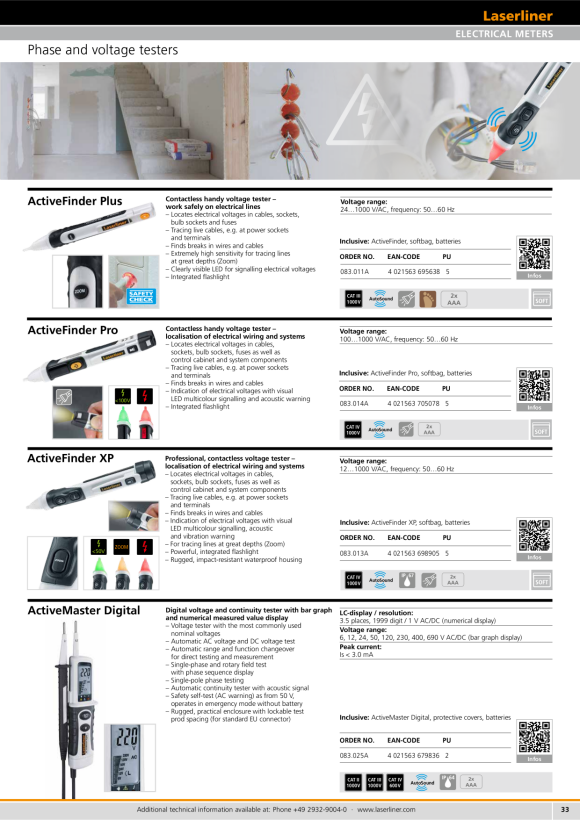 Laserliner ActiveMaster Digital 083.025A