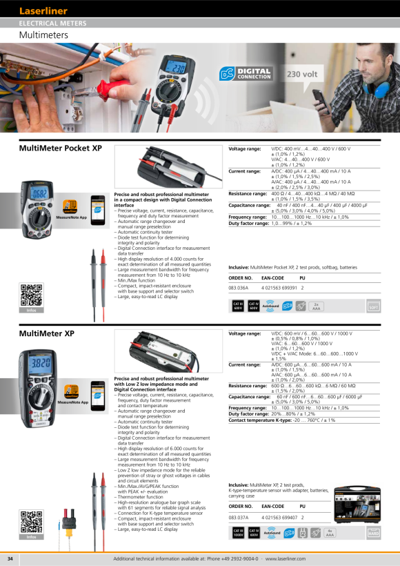 Laserliner CableTracer Pro (RECV+TX) 083.070A