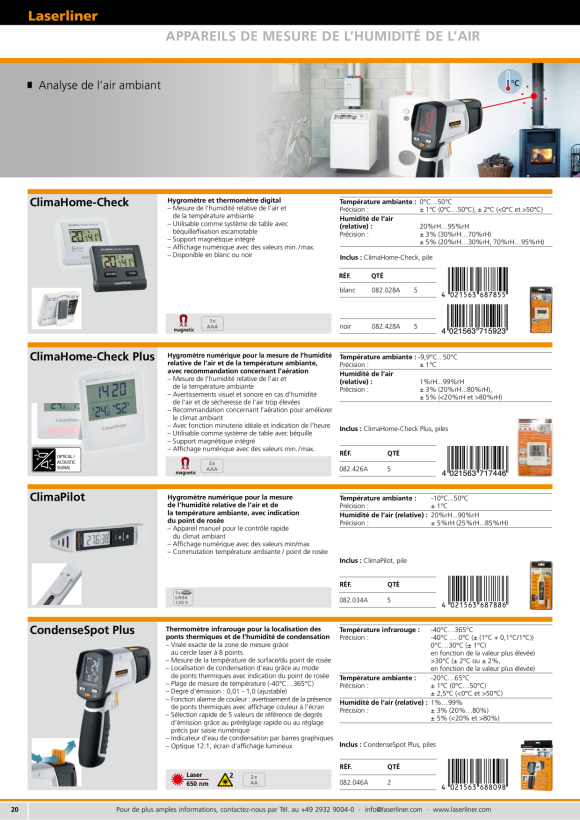 Laserliner DampFinder Compact Plus (BLE) 082.017A