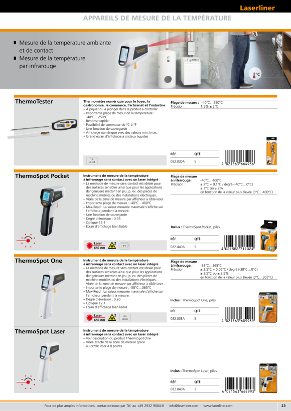 Laserliner ThermoTester 082.030A