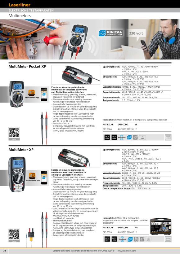 Laserliner CableTracer Pro (RECV+TX) 083.070A