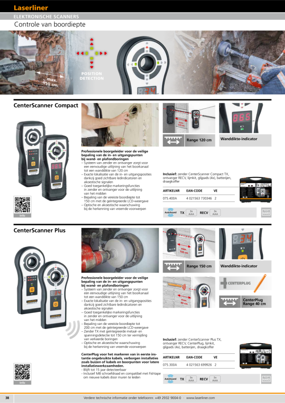 Laserliner CenterScanner Plus 075.300A