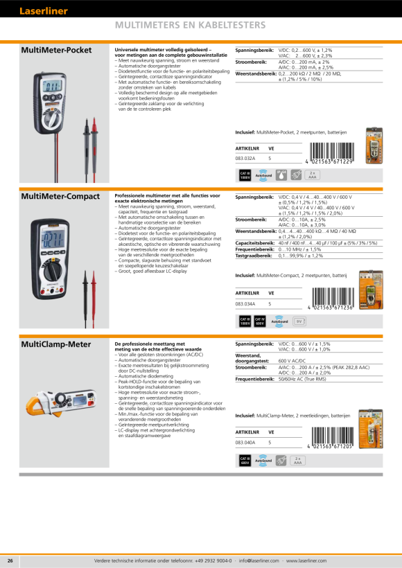 Laserliner LAN-Check 083.064A
