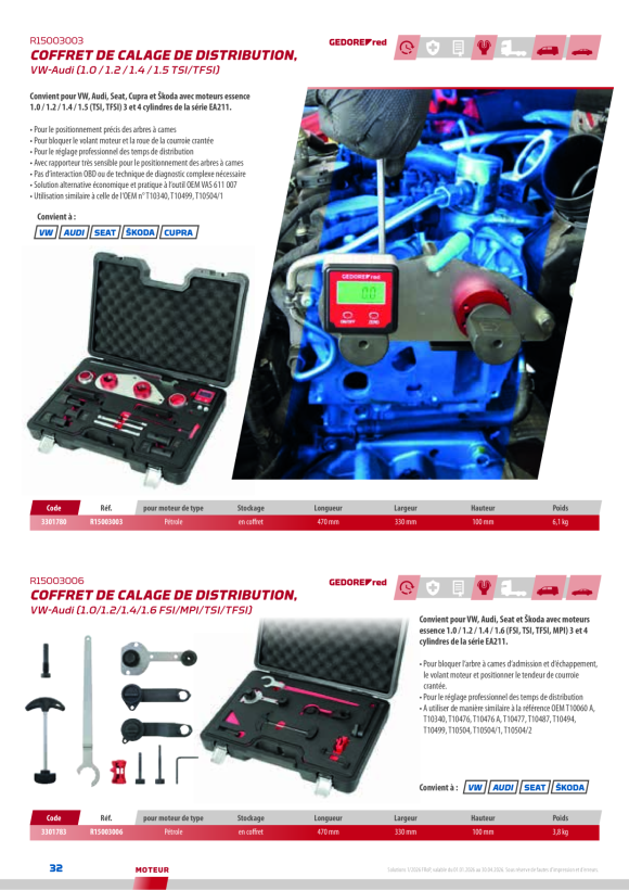 Gedore KLANN Arretierwerkzeug Ford R15002100