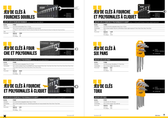 Fortec® Rätschen-Ringgabelschlüssel, 24 mm CRV Geliefert mit SB-Hänger FT31761