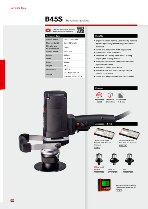 Euroboor 040S.1011A Anker, 110 V. 81220010032004