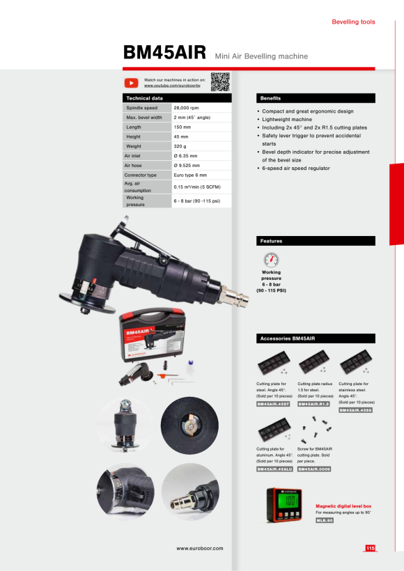 Euroboor 040S.1011A Anker, 110 V. 81220010032004