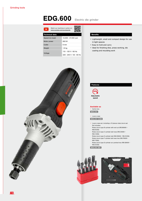 Euroboor 4.000.116 Exzentergriff. 85631600011004