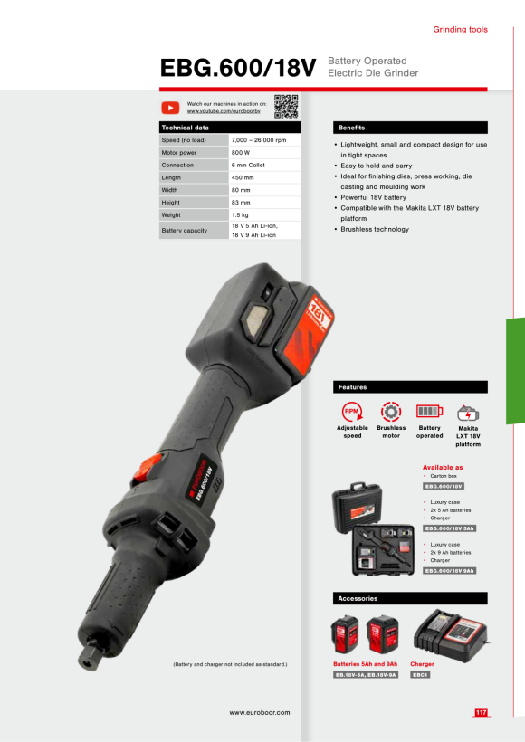 Euroboor 4.000.116 Exzentergriff. 85631600011004