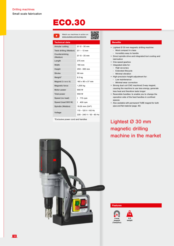 Euroboor 1.000.383 Feld, 220 V. 81210020009004