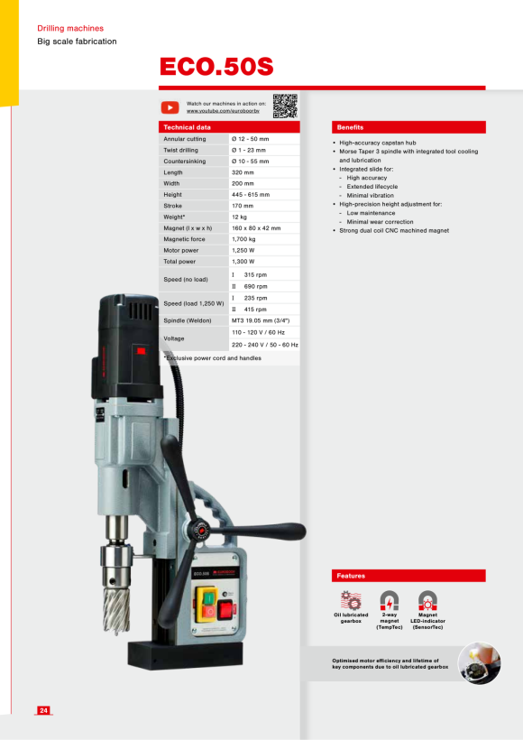 Euroboor 200.315 Arm. 81651300013004