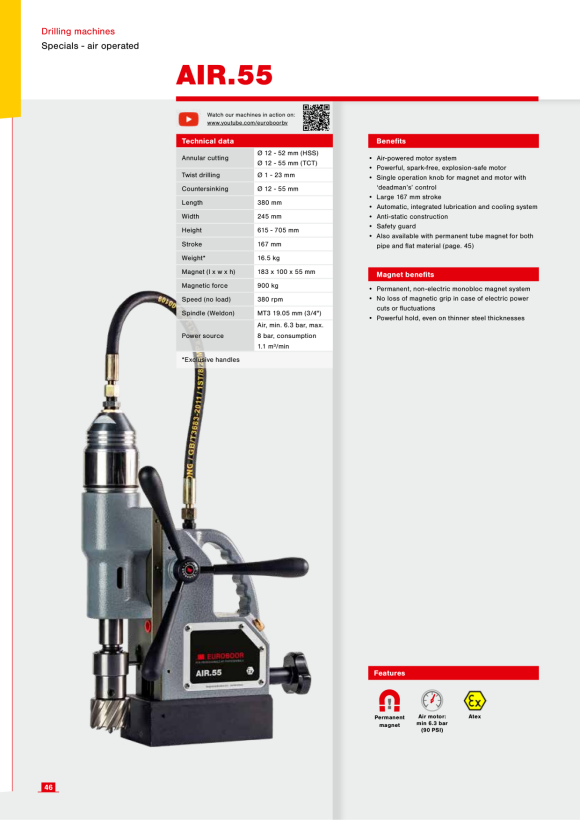 Euroboor 1.400.183 Anker, 220 V. 86220020012004