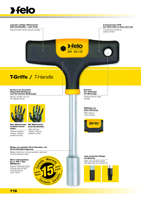 Felo  Nm-Box 0,6 - 1,5 Nm 14-tlg. TORX®/TORX PLUS® 00010099416