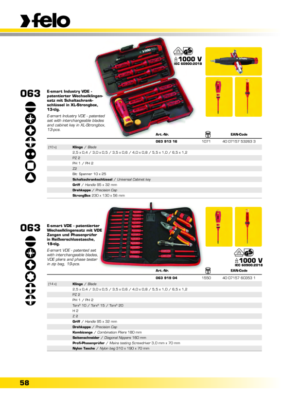 Felo  Nm-Box 3,0 - 5,4 Nm 14-tlg. TORX®/TORX PLUS® 00010099916