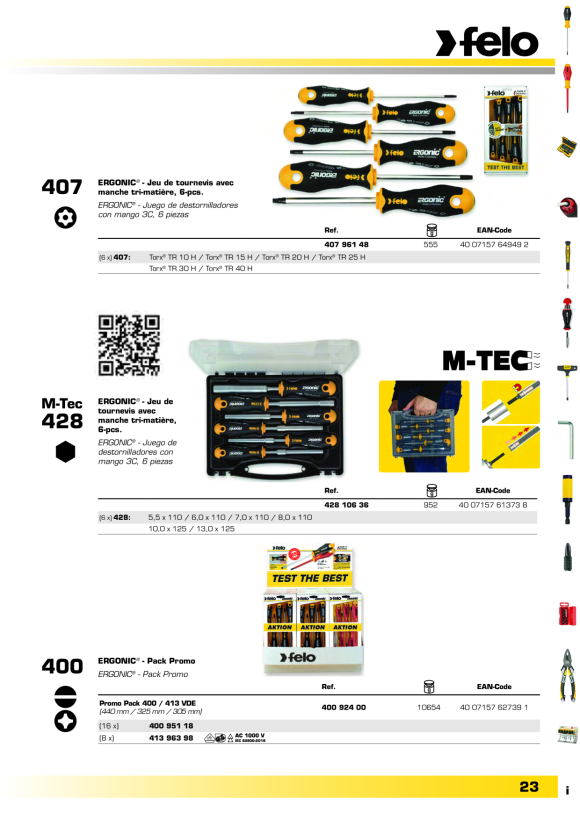 Felo  SD ERGONIC Promo Pack 24 Sets  00040092400