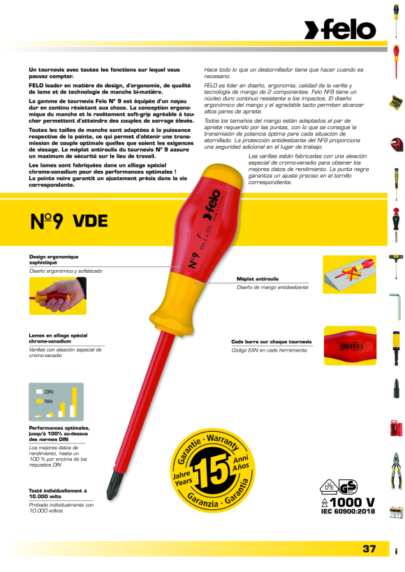 Felo  SD Stubby Pozidriv PZ 2 x 25 00046102010