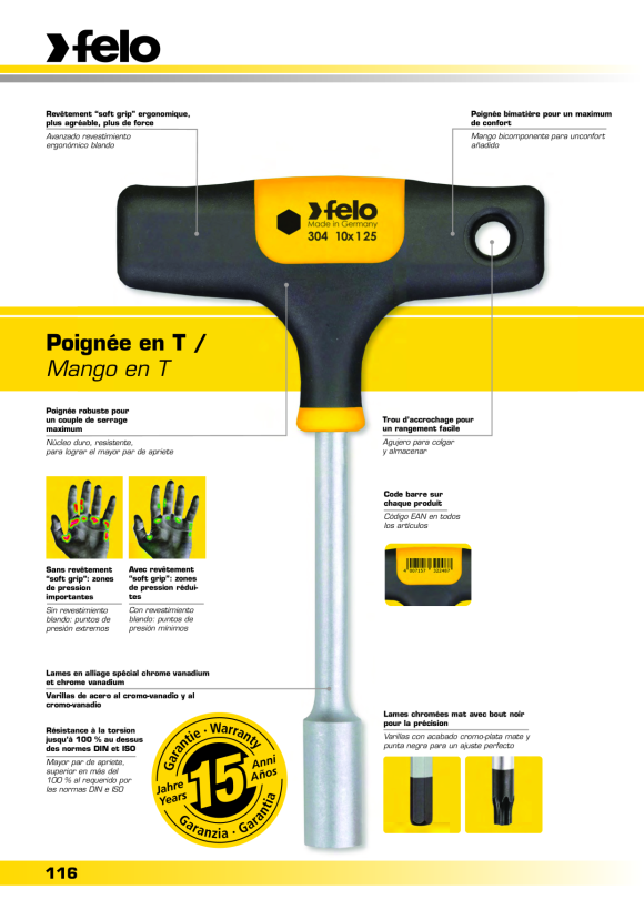 Felo  Nm-Box 0,6 - 1,5 Nm 14-tlg. TORX®/TORX PLUS® 00010099416