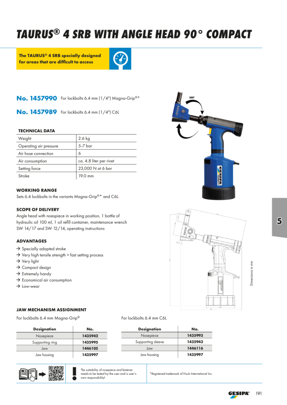 Gesipa Mundstück für Magna-Grip 6,4 1435942