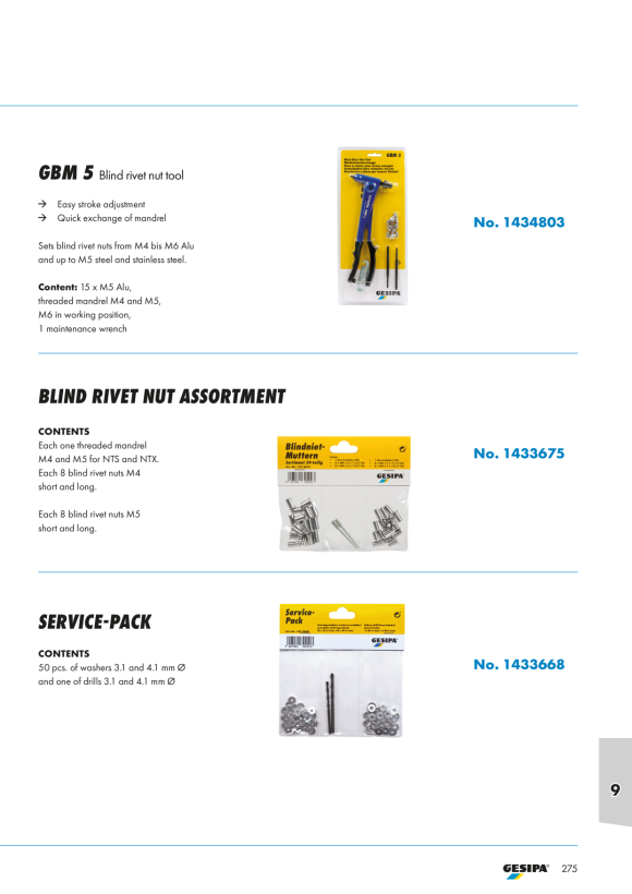 Gesipa Service-Pack 1433668