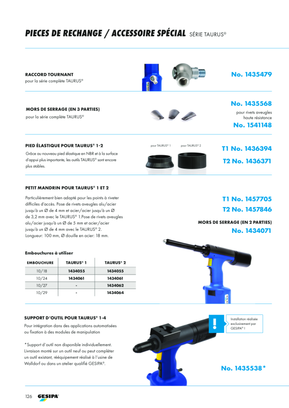 Gesipa Umrüstsatz PH 2000-Auffangbehälter TAURUS 2-4 1457703