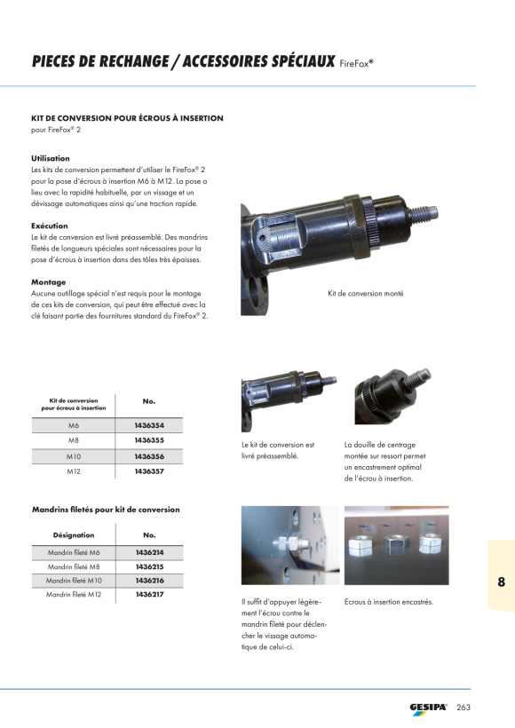 Gesipa Schraubenmundstück M4 1435100