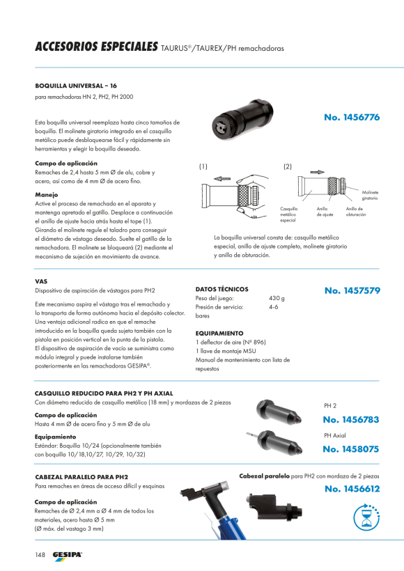 Gesipa Universal-Mundstück (16/18 bis 16/32) 1456776