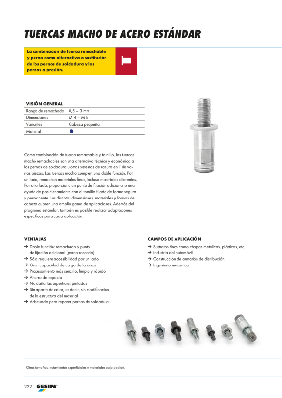 Gesipa Blindnietschraube Stahl gerändelt Kleinkopf M6 x 9 x 15,5 1747258