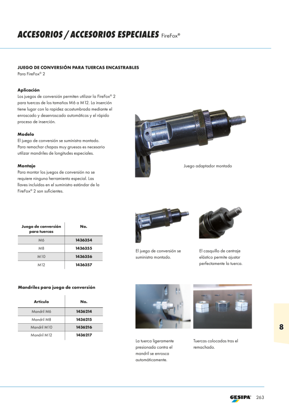 Gesipa Schraubenmundstück M5 1435102