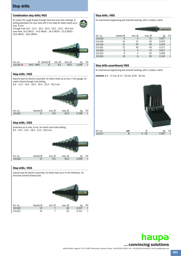 HAUPA  SDS-Hammerbohrer 18x450 230968