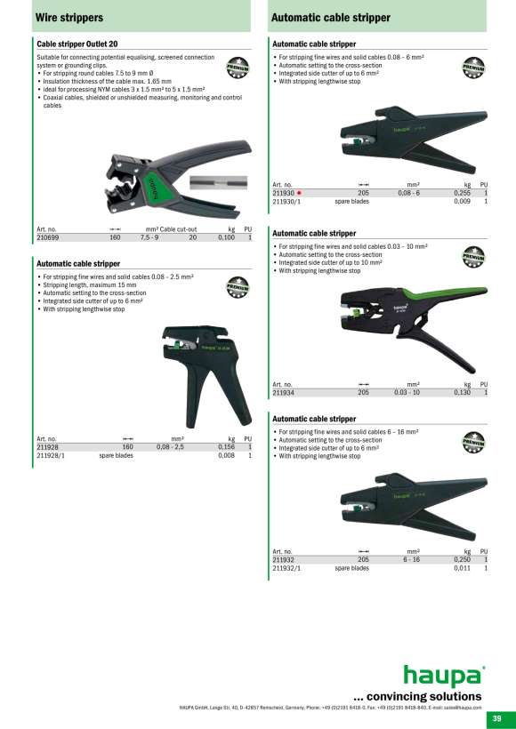 HAUPA  Abisolierzange Outlet 20 210699