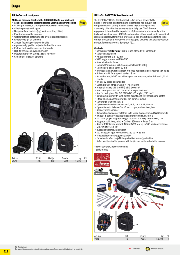 HAUPA  Werkzeugrolltasche 5-teillg 7000/5