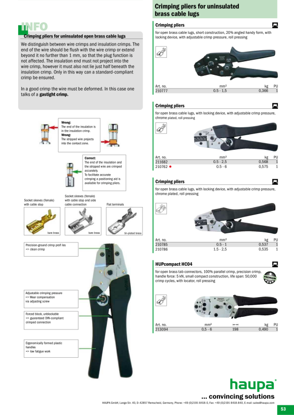 HAUPA  Einsatz HUPstar Koax 213082/E