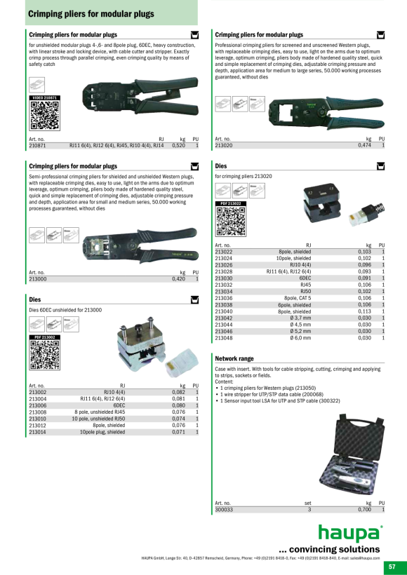 HAUPA  Profilscheibe zu 210805 standard (2 Stck.) 210805/PR.